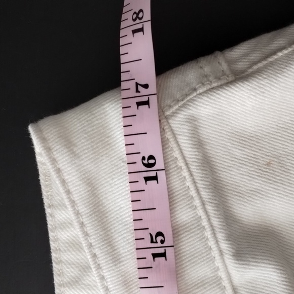 CAbi ivory white jeans style 6072 100% boyfriend size 6 cabi - Picture 8 of 12